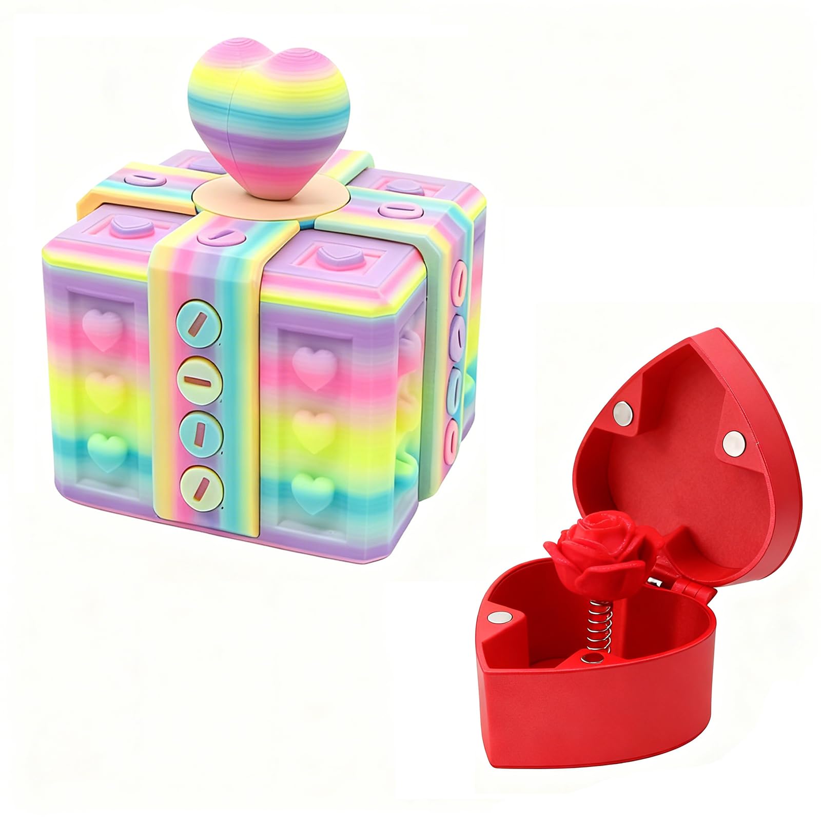 Middle Finger in a Box,Funny 3D Printed Gag Gifts for Adults, Prank Gift Box with Golden Middle Finger, Hilarious Surprise for Men, Perfect White Elephant Gift,Funny Christmas Ideas