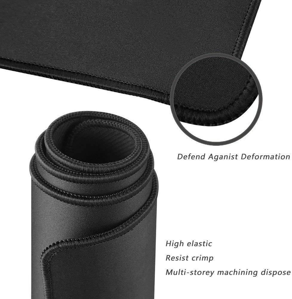 Extra Large Gaming Mouse Pads/Extended Protective Office Desk Mouse Mat Non-Slip Professional Precision Tracking Surface (23.6" x 11.8") for PC Computer Laptop(60x30 Black001)