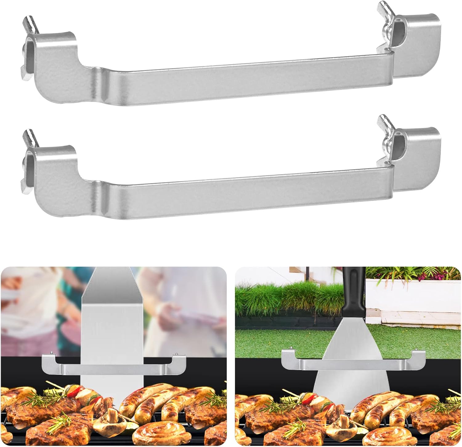 2Pcs Griddle Spatula Holder, Suitable for Blackstone, Camp Chef, Royal Gourmet, Outdoor Grilling Essential Accessories, Griddle Tool Holder