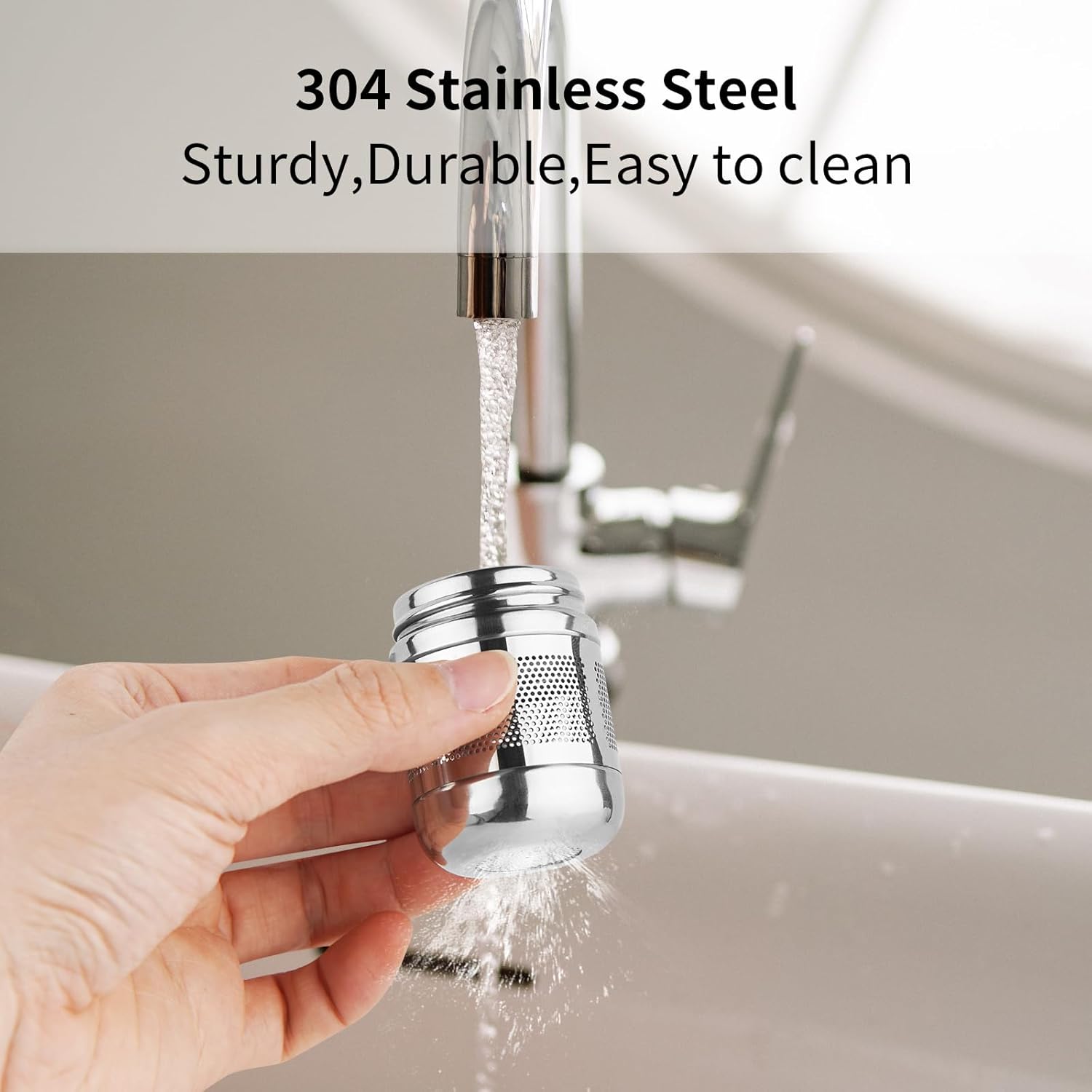 2PCS Tea Infuser Strainer - Stainless Steel Strainers for Loose Leaf Tea, Steeper, Fine Mesh Ball holder with Chain Hook and Lid, Reusable Filter Bags Diffusers