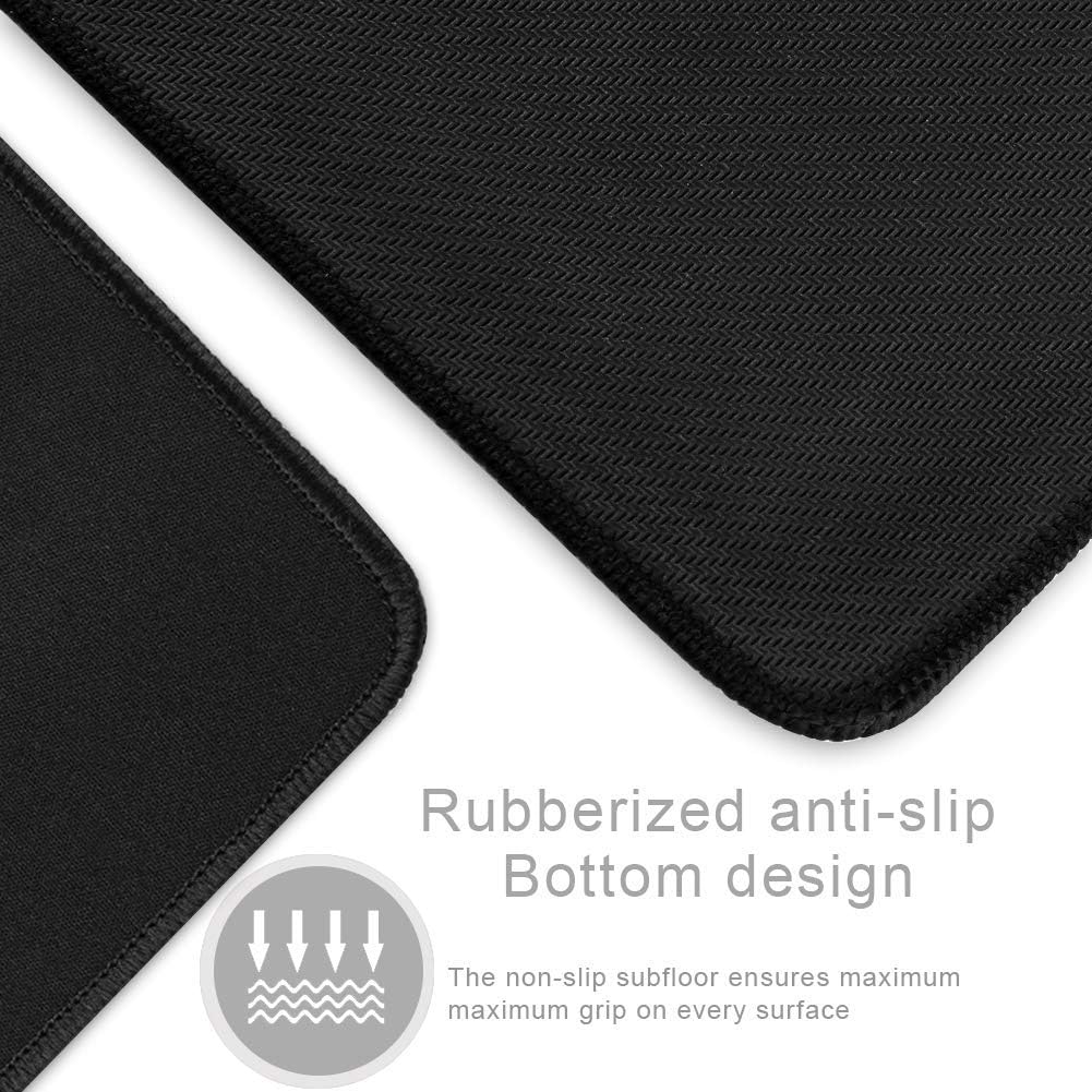 Extra Large Gaming Mouse Pads/Extended Protective Office Desk Mouse Mat Non-Slip Professional Precision Tracking Surface (23.6" x 11.8") for PC Computer Laptop(60x30 Black001)