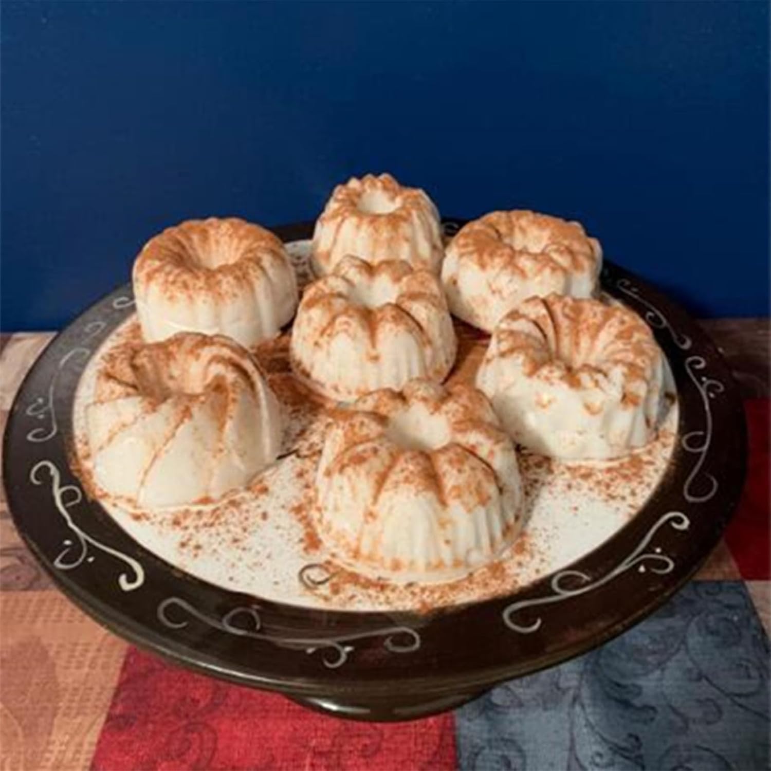 To encounter 24Pack Silicone Molds, Nonstick 3 inches Donut Mold, Silicone Baking Cups, Donut Pan, Muffin, Jello, Bagel Pan, Oven- Microwave- Dishwasher Safe