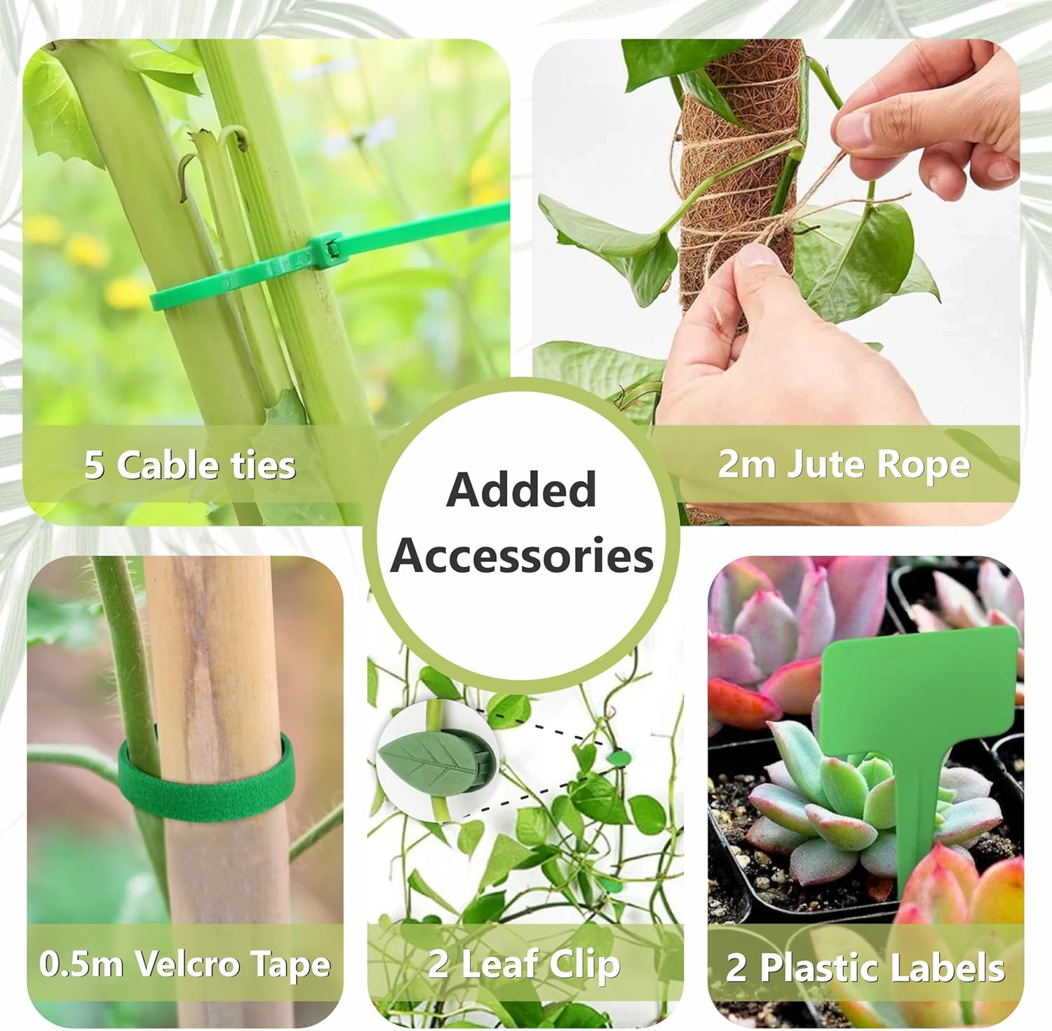 30 Inches Bendable 2 Pack Moss Pole Monstera Plant Support Stakes - Moss Poles for Climbing Plants, Plant Stakes for Indoor Plants - Coco Coir Pole Moss Stick for Monstera, Pothos.